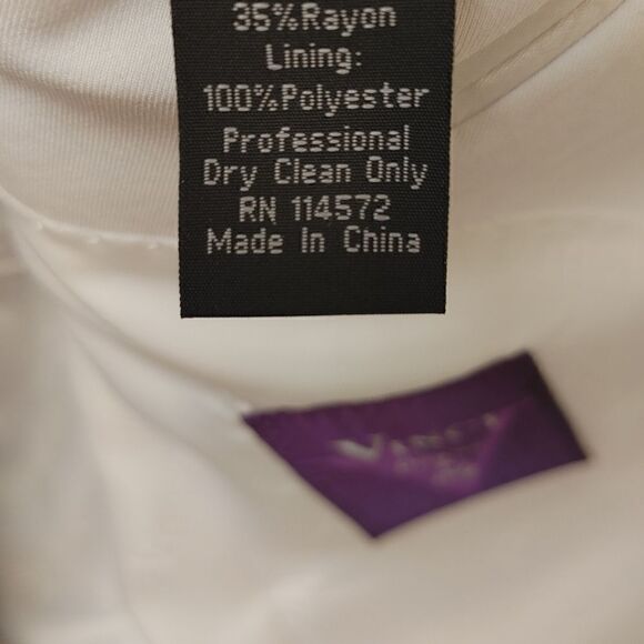 MEN'S VINCI WHITE SLIM FIT 2 PIECE SUIT. SC900-12 WHITE. - Picture 14 of 14